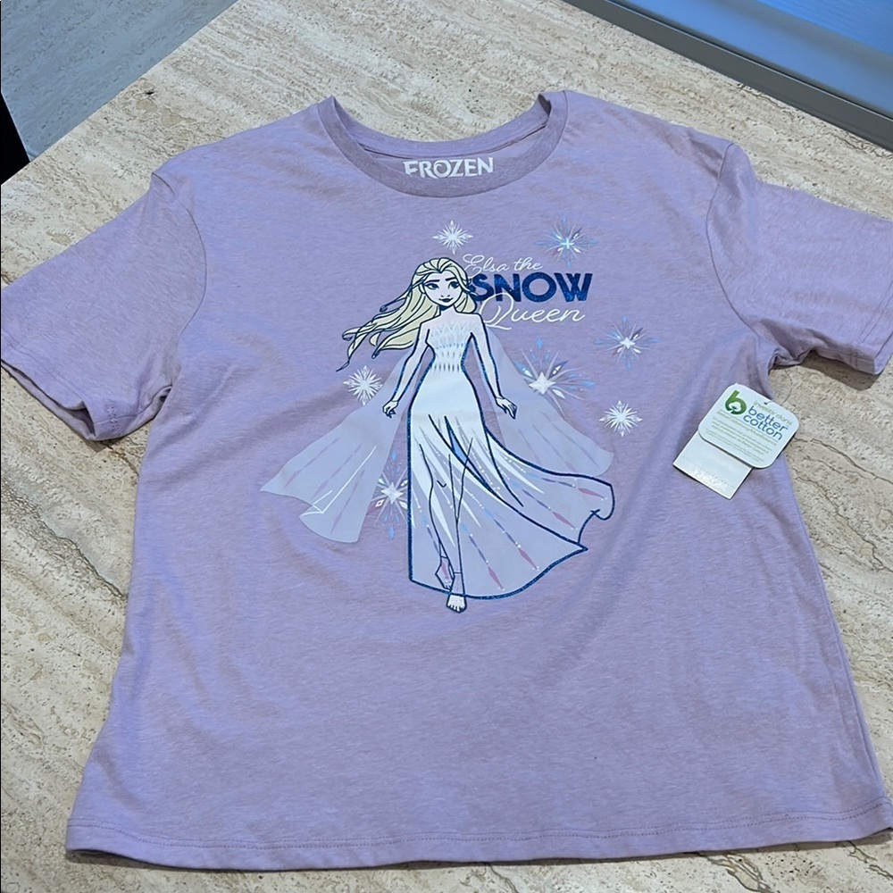 NEW 🆕 Frozen Kids Purple T-Shirt 14-16 years